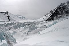 55 View From The Broken Up East Rongbuk Glacier To Peak 6835, Chomolonzo And The Raphu La On Our Day Trip From Mount Everest North Face ABC